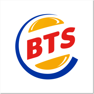 BTS burger Posters and Art